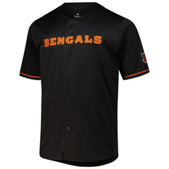 Joe Burrow Big & Tall Baseball Button-Up Shirt - Cincinnati Bengals