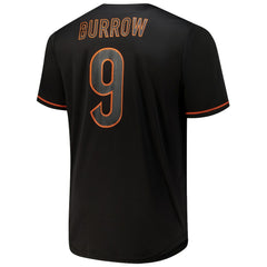 Joe Burrow Big & Tall Baseball Button-Up Shirt - Cincinnati Bengals