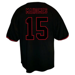 Patrick Mahomes Big & Tall Baseball Button-Up Shirt - Kansas City Chiefs