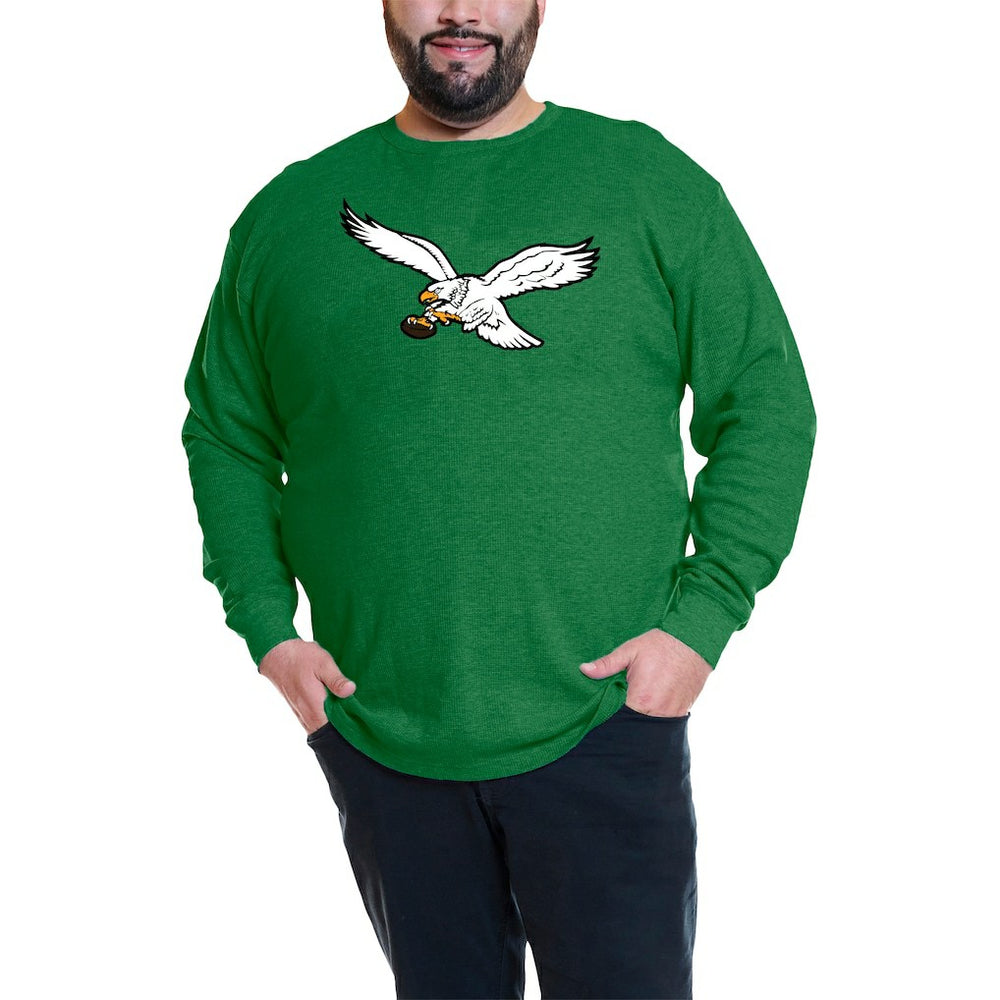 Jalen Hurts Big & Tall Thermal Waffle Long Sleeve T-Shirt - Philadelphia Eagles T-shirts