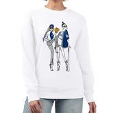 White Los Angeles Dodgers G-III 4Her by Carl Banks Women's Baseball Girls Fleece Pullover Sweatshirt