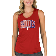 Red Philadelphia Phillies Concepts Sport Women's Marathon Racerback Tank Top