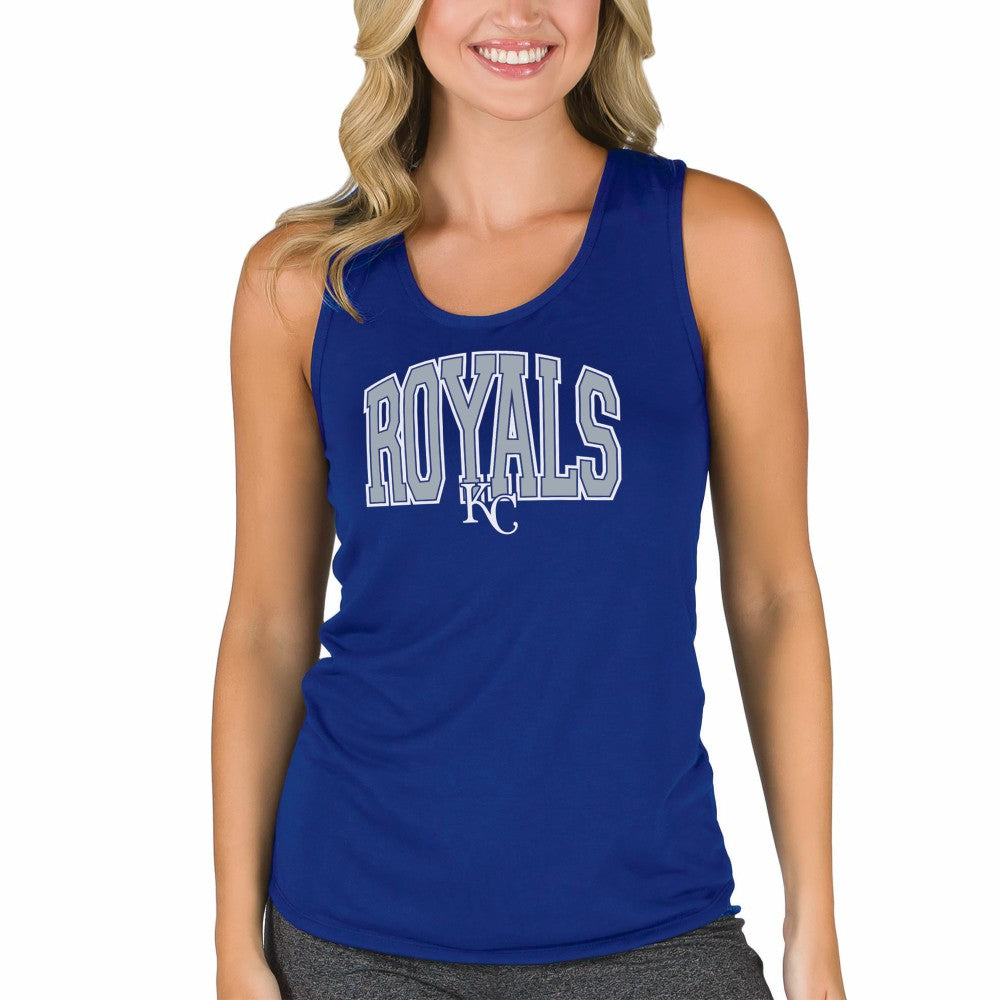 Royal Kansas City Royals Concepts Sport Women's Marathon Racerback Tank Top