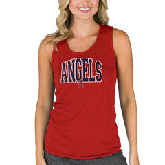 Red Los Angeles Angels Concepts Sport Women's Marathon Racerback Tank Top