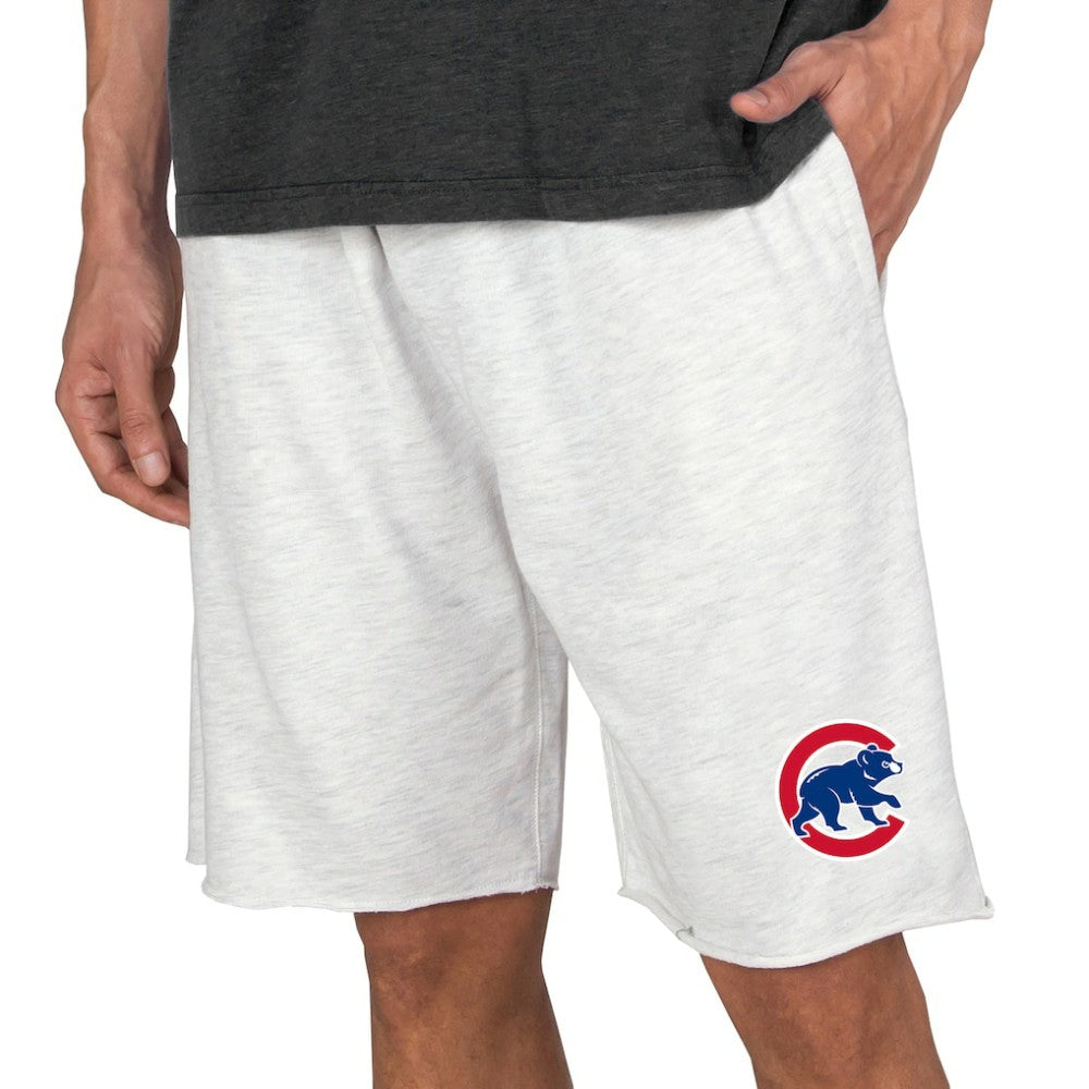Oatmeal Chicago Cubs Concepts Sport Mainstream Terry Tri-Blend Shorts