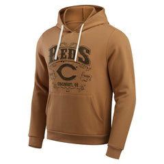 Tan Cincinnati Reds Darius Rucker Collection by Fanatics Camp Fleece Pullover Hoodie
