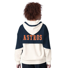 White Houston Astros Starter Women's Scrimmage Full-Zip Hoodie