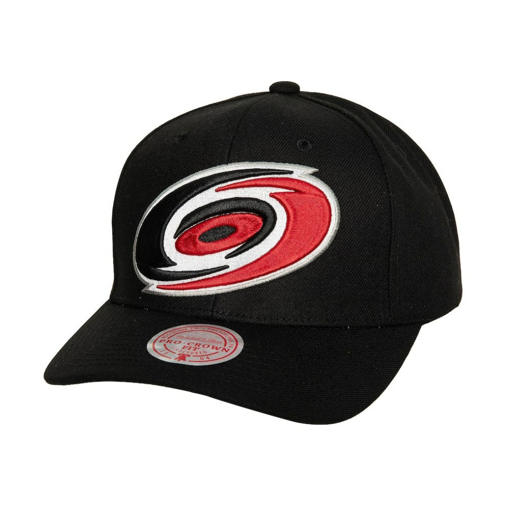 NHL Carolina Hurricanes Mitchell & Ness Core Team Ground Pro Adjustable Hat