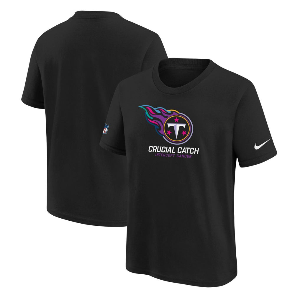 Youth 2024 NFL Crucial Catch T-Shirt - Tennessee Titans T-shirts