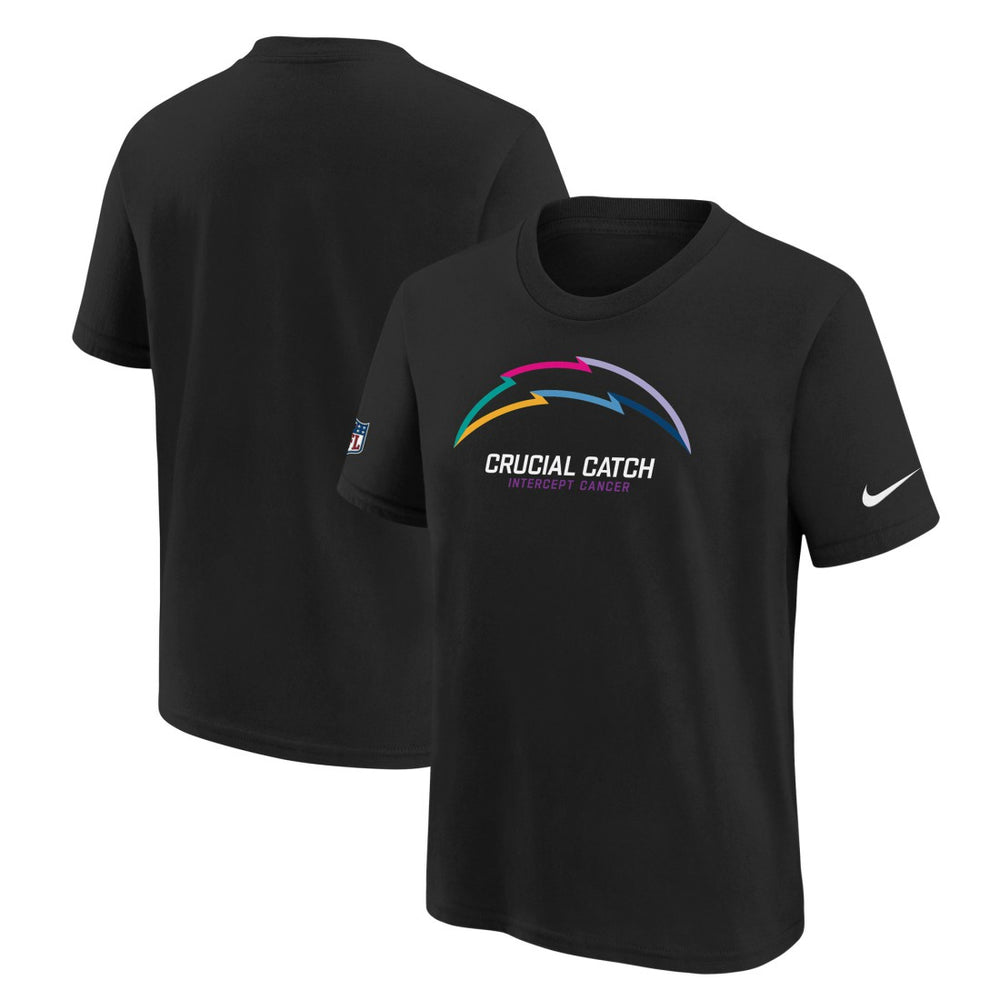 Youth 2024 NFL Crucial Catch T-Shirt - Los Angeles Chargers T-shirts