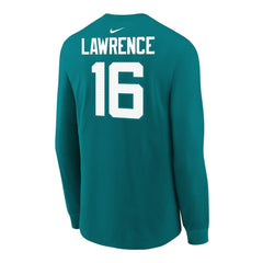 Trevor Lawrence Youth Player Name & Number Long Sleeve T-Shirt - Jacksonville Jaguars T-shirts