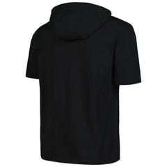 Black San Francisco Giants Levelwear Recruit Short Sleeve Full-Zip Hoodie
