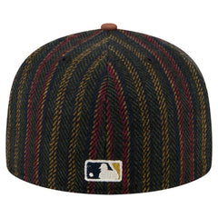 Brown Chicago White Sox New Era Vintage Herringbone 59FIFTY Fitted Hat