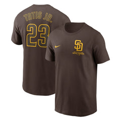 Brown Fernando Tatis Jr. San Diego Padres Nike 2024 MLB World Tour Seoul Series Name & Number T-Shirt