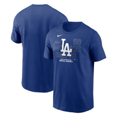 Royal Mookie Betts Los Angeles Dodgers Nike 2024 MLB World Tour Seoul Series Player Name & Number Event Stack T-Shirt