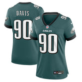 Jordan Davis Women's Team Game Jersey - Philadelphia Eagles Jerseys