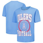 Youth Oilers Throwback Stitched Up Retro Logo T-Shirt - Tennessee Titans T-shirts