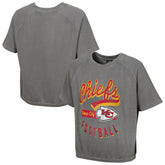Women's Mineral Wash Short Sleeve Top - Kansas City Chiefs Tops