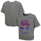 Women's Mineral Wash Short Sleeve Top - Buffalo Bills Tops