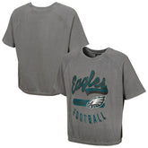 Women's Mineral Wash Short Sleeve Top - Philadelphia Eagles Tops