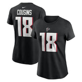 Kirk Cousins Women's Player Name & Number T-Shirt - Atlanta Falcons T-shirts