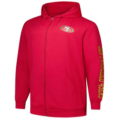 Big & Tall Sleeve Hit Full-Zip Hoodie - San Francisco 49ers Hoodies