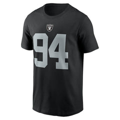 Christian Wilkins Player Name & Number T-Shirt - Las Vegas Raiders T-shirts