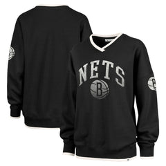 47 brand Brooklyn Nets '47 Women's Rise Wax Pack Daze '80s Oversize Pullover Sweatshirt