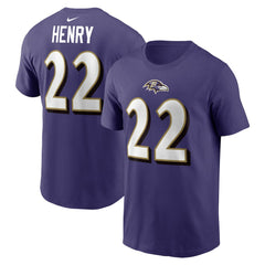 Derrick Henry Player Name & Number T-Shirt - Baltimore Ravens T-shirts
