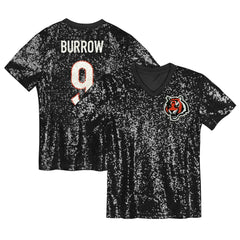 Joe Burrow Women's Player Name & Number V-Neck Fashion Jersey - Cincinnati Bengals Jerseys