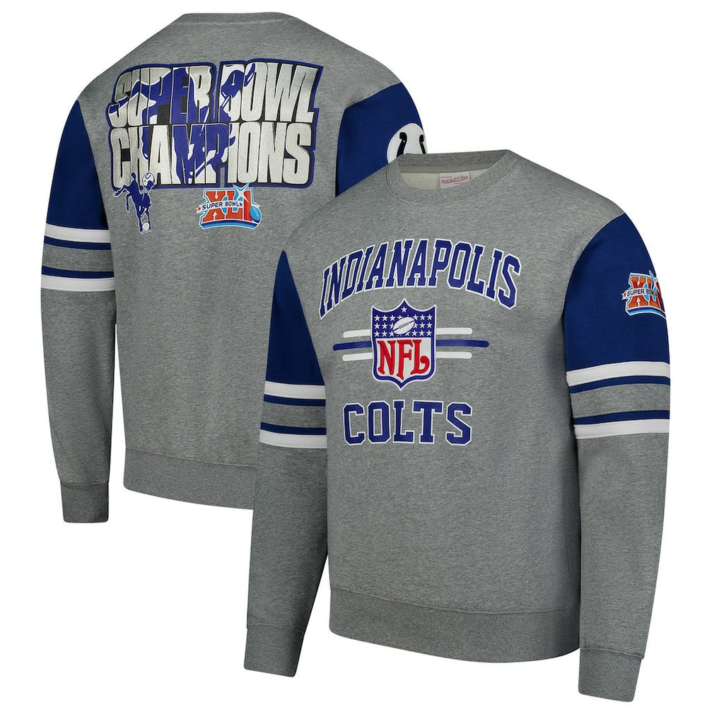 All Over 4.0 Vintage Logo Pullover Sweatshirt - Indianapolis Colts Pullover