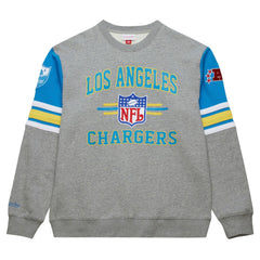 All Over 4.0 Vintage Logo Pullover Sweatshirt - Los Angeles Chargers Pullover