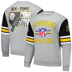 All Over 4.0 Vintage Logo Pullover Sweatshirt - Pittsburgh Steelers Pullover