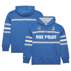 Vintage Logo Head Coach Fleece Pullover Hoodie - Detroit Lions Hoodies