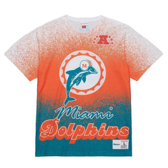 Team Burst Vintage Logo T-Shirt - Miami Dolphins T-shirts