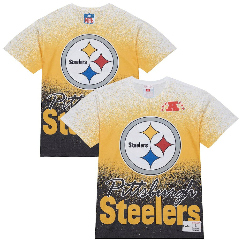 Team Burst Vintage Logo T-Shirt - Pittsburgh Steelers T-shirts