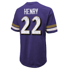 Derrick Henry Majestic Threads Name & Number Oversized T-Shirt - Baltimore Ravens T-shirts