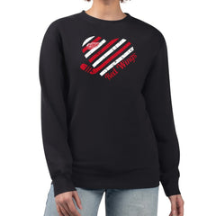 NHL Detroit Red Wings G-III 4Her by Carl Banks Women's Heart Graphic Pullover Sweatshirt