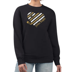 NHL Vegas Golden Knights G-III 4Her by Carl Banks Women's Heart Graphic Pullover Sweatshirt