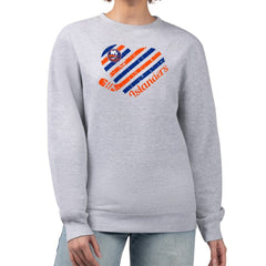 NHL New York Islanders G-III 4Her by Carl Banks Women's Heart Graphic Pullover Sweatshirt