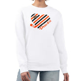 NHL Anaheim Ducks G-III 4Her by Carl Banks Women's Heart Graphic Pullover Sweatshirt