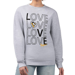 NHL Pittsburgh Penguins G-III 4Her by Carl Banks Women's Lots Of Love Team Logo Graphic Pullover Sweatshirt