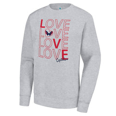 NHL Washington Capitals G-III 4Her by Carl Banks Women's Lots Of Love Team Logo Graphic Pullover Sweatshirt