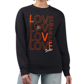 NHL Anaheim Ducks G-III 4Her by Carl Banks Women's Lots Of Love Team Logo Graphic Pullover Sweatshirt