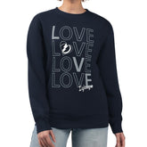 NHL Tampa Bay Lightning G-III 4Her by Carl Banks Women's Lots Of Love Team Logo Graphic Pullover Sweatshirt