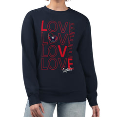 NHL Washington Capitals G-III 4Her by Carl Banks Women's Lots Of Love Team Logo Graphic Pullover Sweatshirt