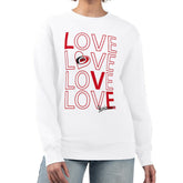 NHL Carolina Hurricanes G-III 4Her by Carl Banks Women's Lots Of Love Team Logo Graphic Pullover Sweatshirt
