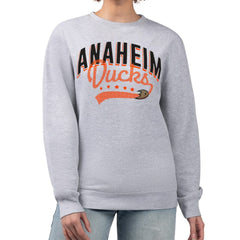 NHL Anaheim Ducks G-III 4Her by Carl Banks Women's Filigree Team Graphic Fleece Pullover Sweatshirt