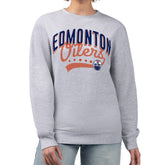 NHL Edmonton Oilers G-III 4Her by Carl Banks Women's Filigree Team Graphic Fleece Pullover Sweatshirt
