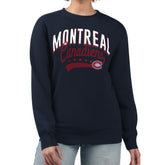 NHL Montreal Canadiens G-III 4Her by Carl Banks Women's Filigree Team Graphic Fleece Pullover Sweatshirt